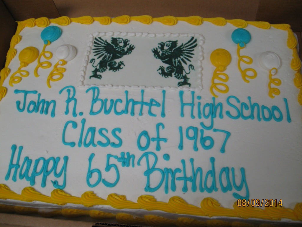Happy Birthday Class of 1967. Baked today and gone tomorrow!